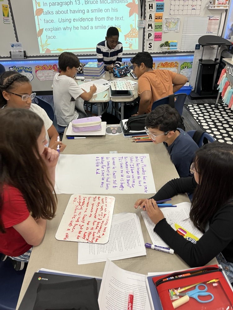 students collaborate