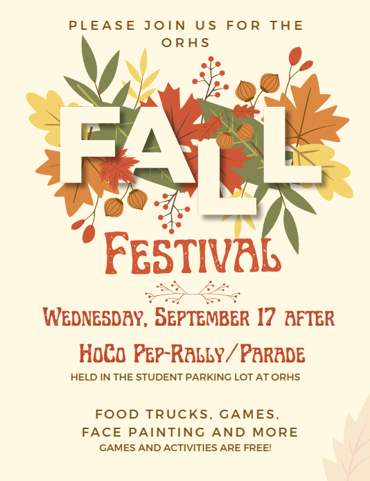 orhs fall festival