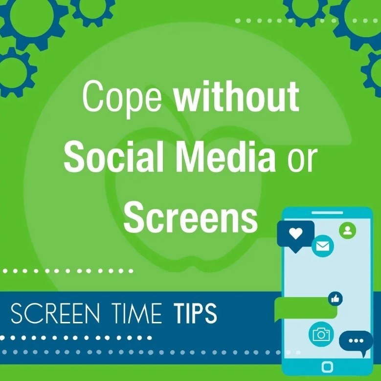 Cope without social media or screens