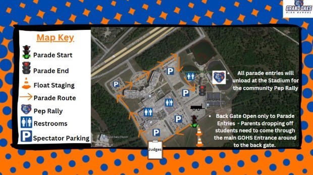 Homecoming Parade Map
