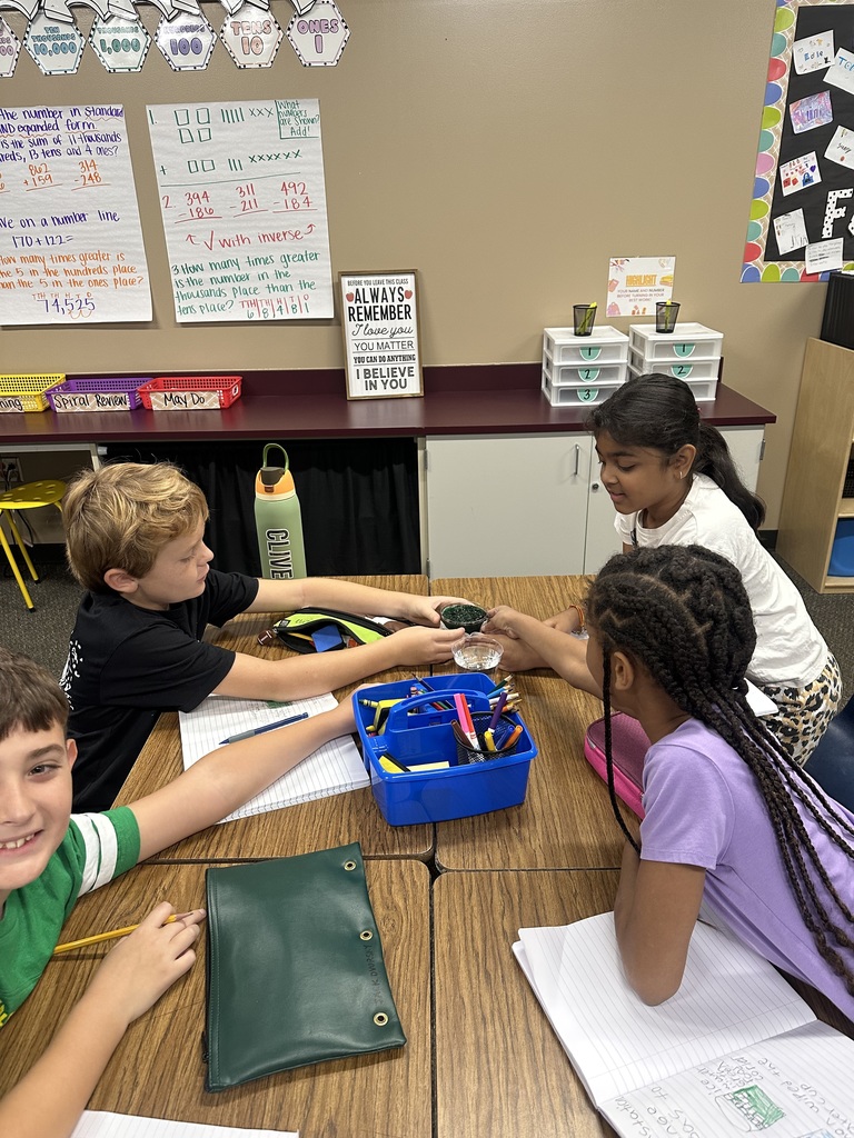 Kids doing science