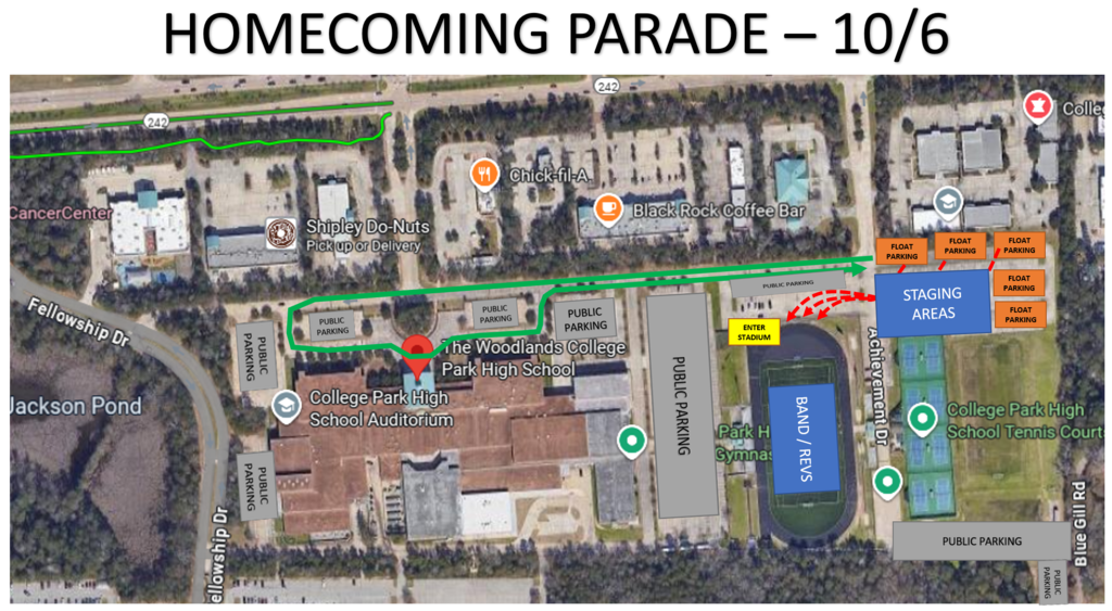 CP Homecoming Parade 10/6 @6:30
