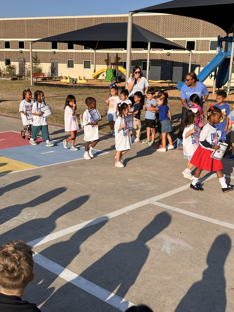 Pre-K One and Only You award winners