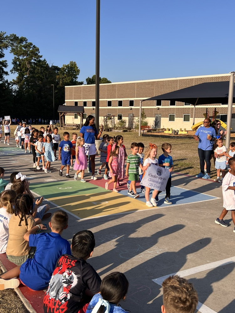 Kindergarten class Attendance winner- Mrs. McGee’s class