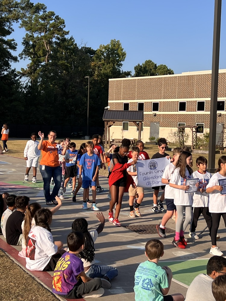 4th grade class Attendance winner- Mrs. Herbert’s class