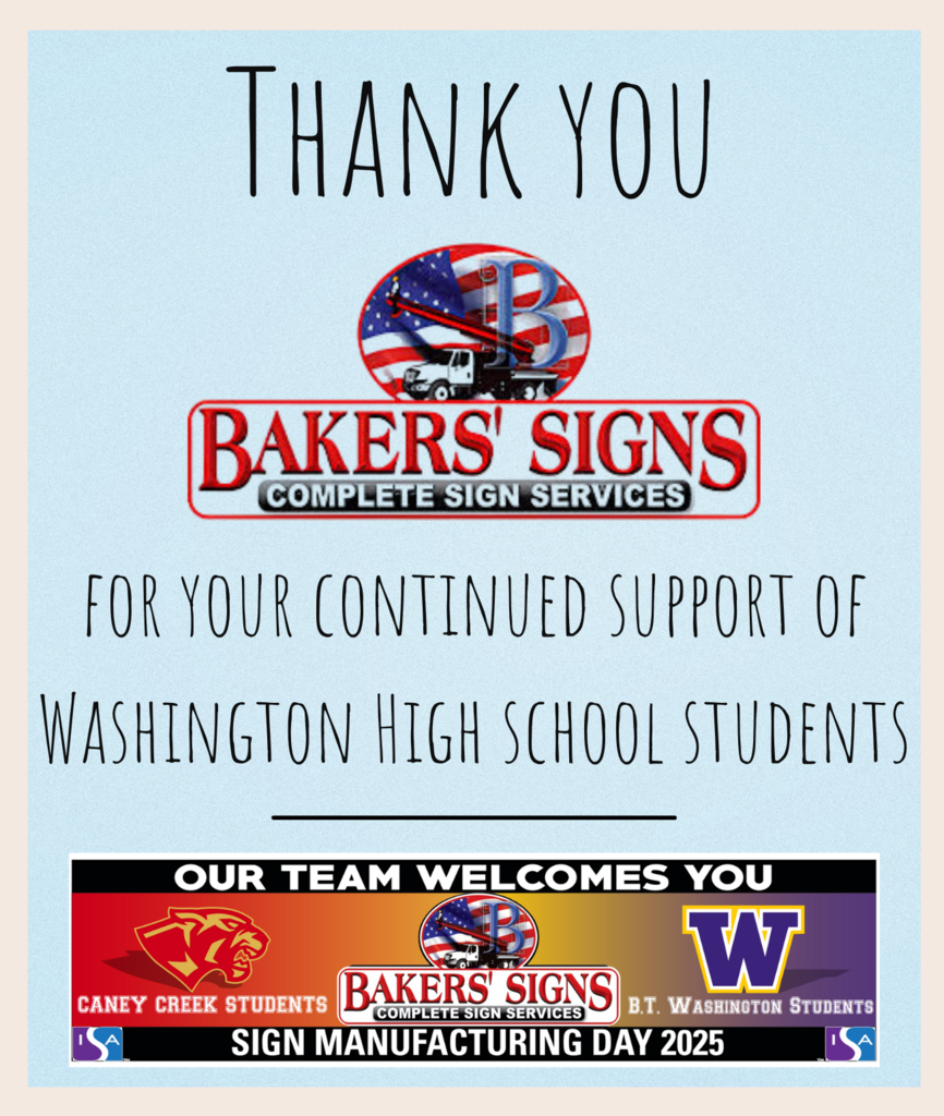 THank you Bakers' Signs