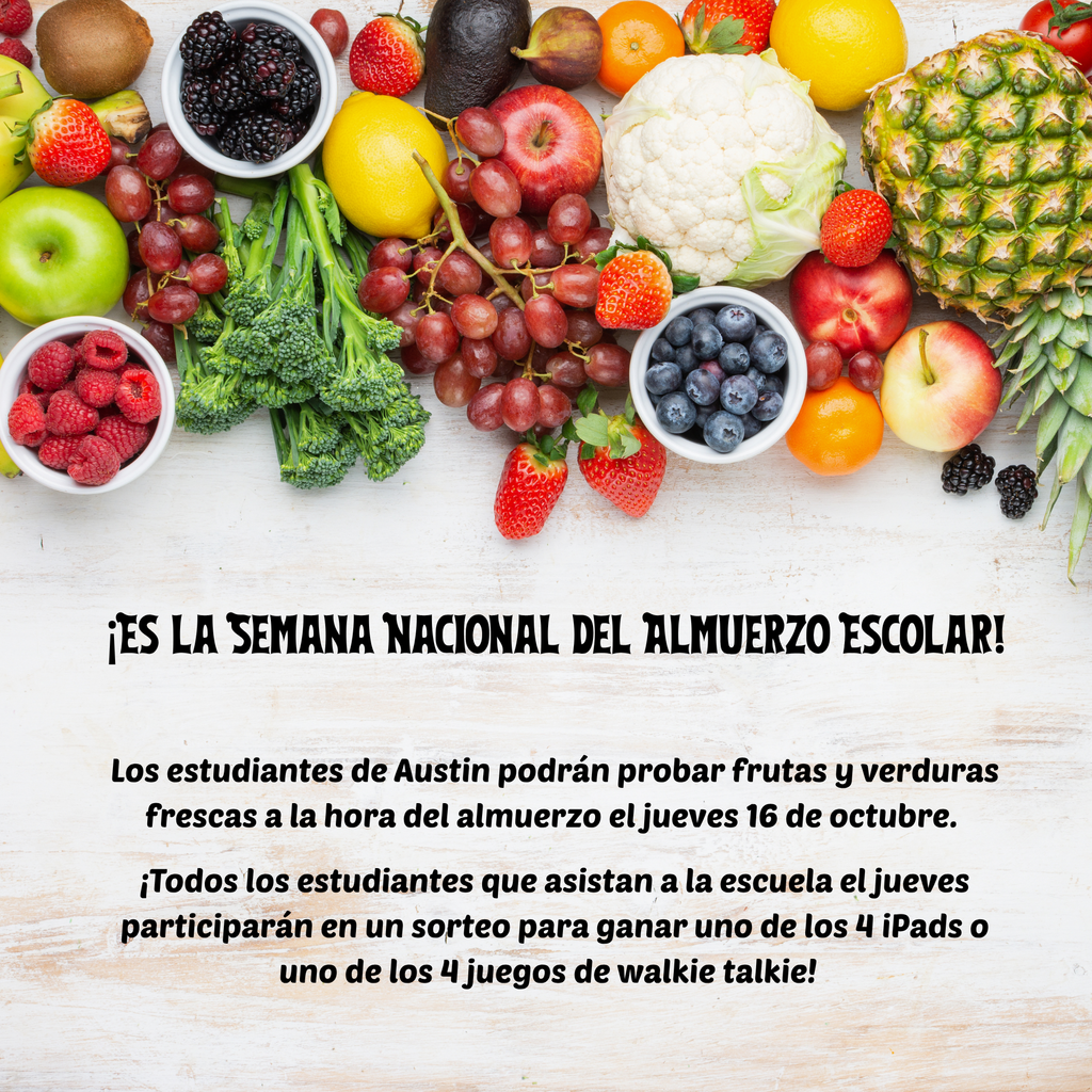 School Lunch Week Spanish
