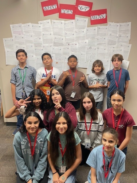 Ms. Witt's class took the 6-7 Challenge. Explain what 6-7 means in 6 to 7 minutes in 67 words. Are you up for it? Stop by B217 between classes.