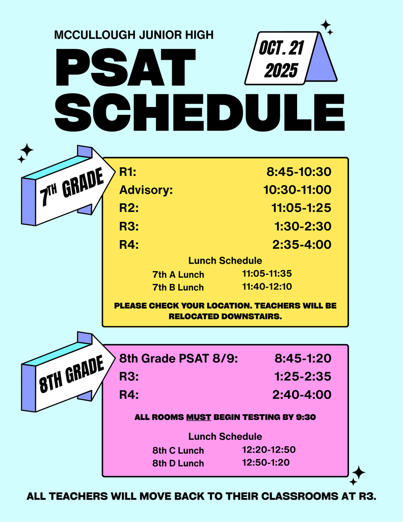 PSAT Schedule