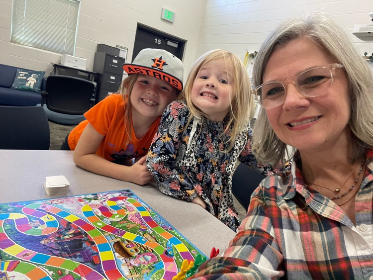 First graders paid 125 earned Bear bucks to play games with Dr. Butler! ❤️