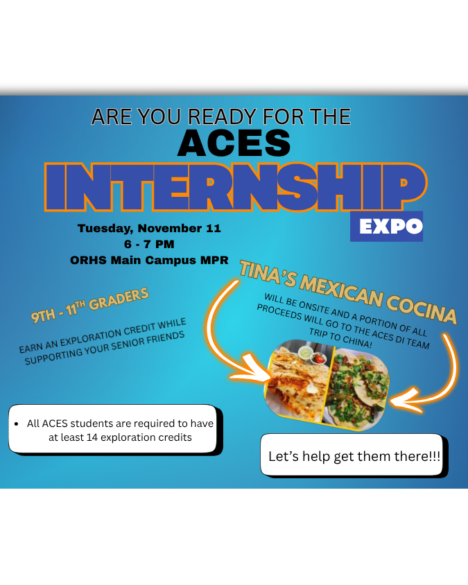 ACES Internship Expo Flyer