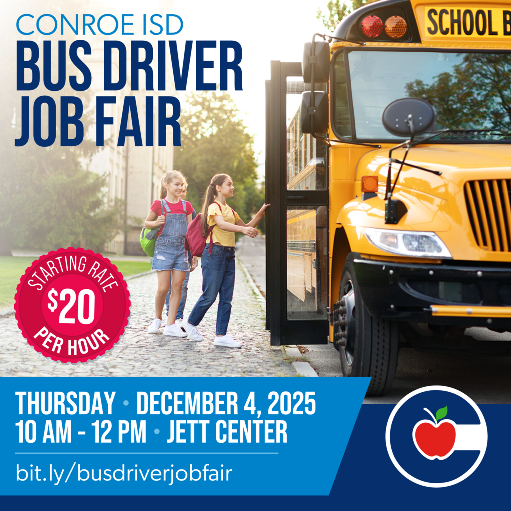 Conroe ISD Bus Driver Job Fair