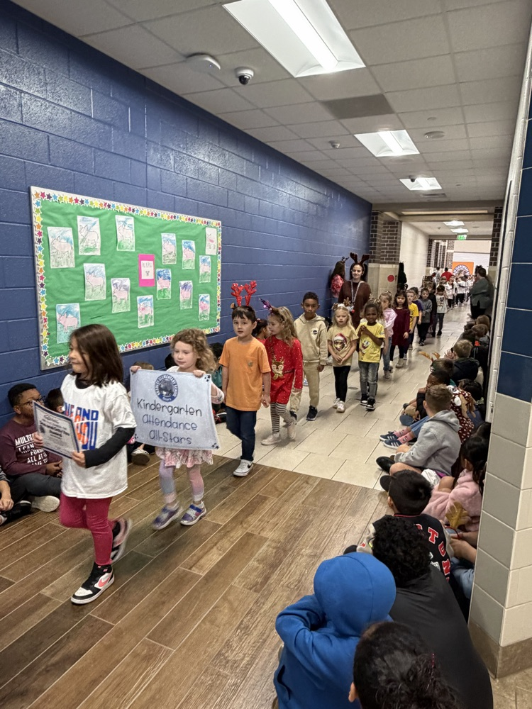 Our Kindergarten Attendance class winner, Mrs. Clark’s class