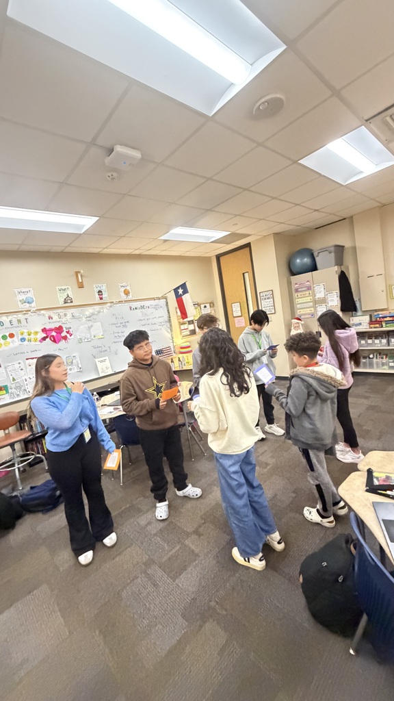 ESL Students practiced their speaking skills with Conversation Carousel Activity.