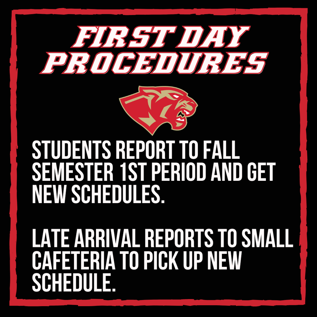 FIRST DAY PROCEDURES