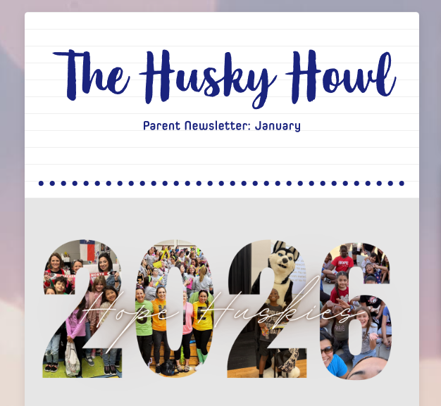 Click here for The Husky Howl Parent Newsletter