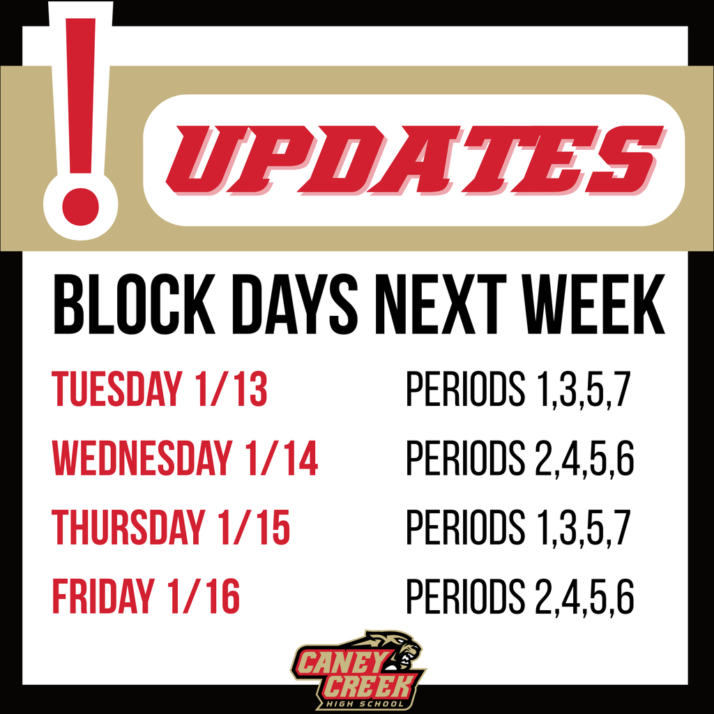 BLOCK SCHEDULE