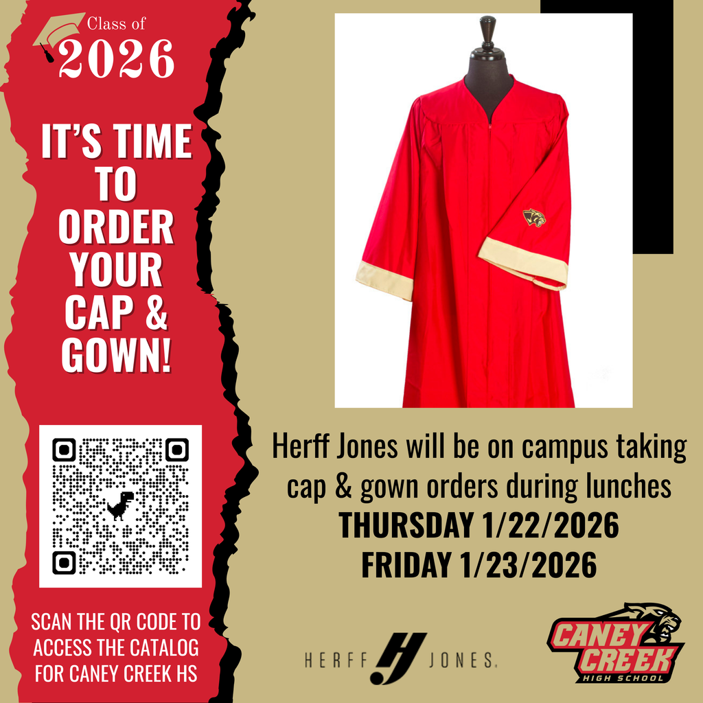 CAP AND GOWN ORDERS