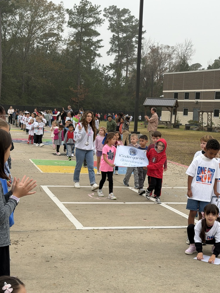 Kindergarten Class Attendance winner- Mrs. Velez’s class
