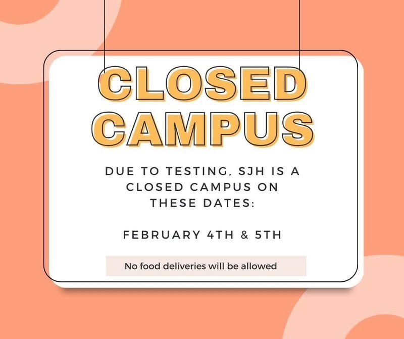 Closed Campus for Testing - 2/4/2026 - 2/5/2026