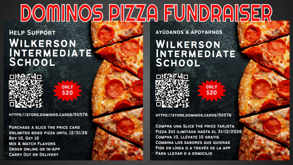 Dominos Pizza Fundraiser