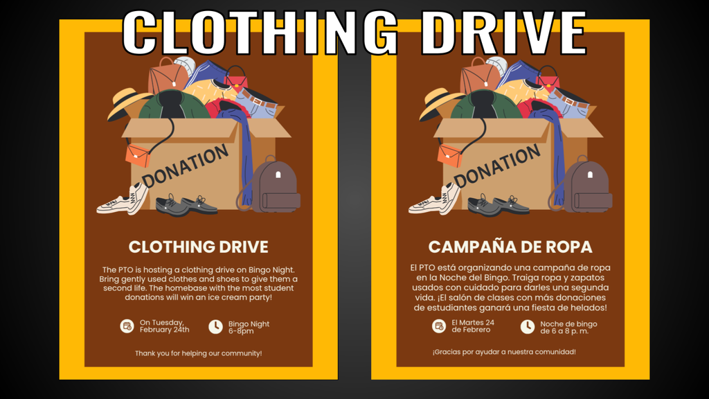 Clothing Drive Flyer