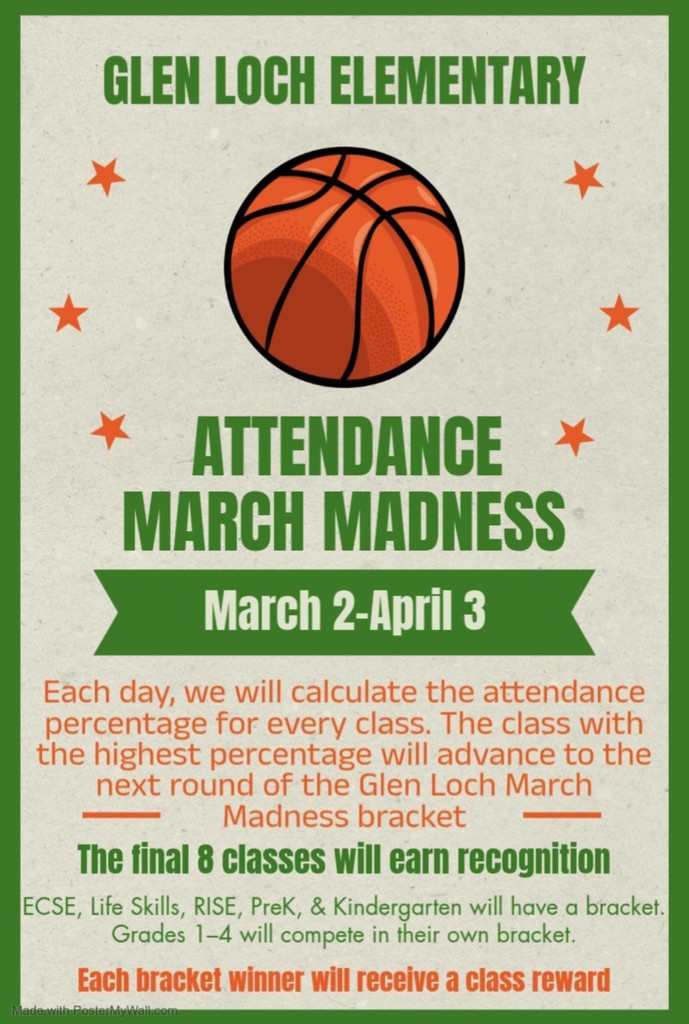 English March Madness Attendance Flyer