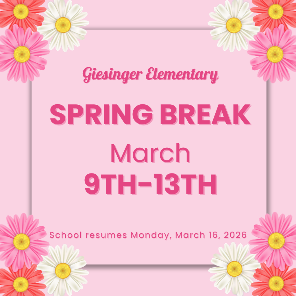 Spring Break March 9-13