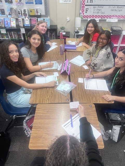 Mrs. McGowan's 8th Grade Language Arts students served jury duty today to examine evidence and deliberate verdicts of court cases after finishing reading the play 12 Angry Men.