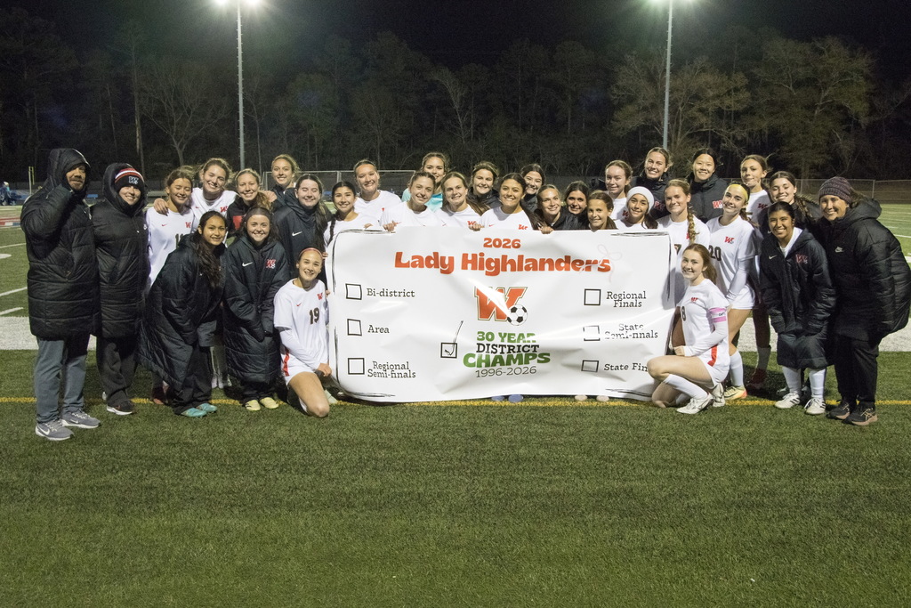 Congrats to the Lady Highlander Soccer Program! District Champs from 1996-2026! 3 decades, 1 winning tradition! 