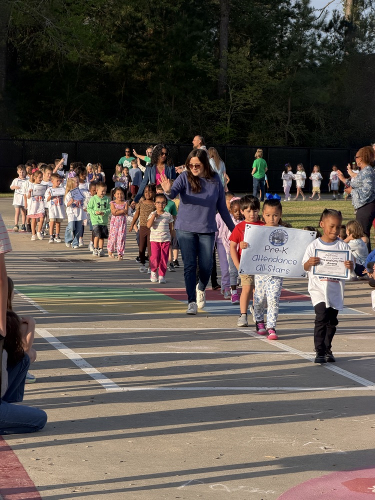 Pre-K class attendance winner- Mrs. Teague’s class