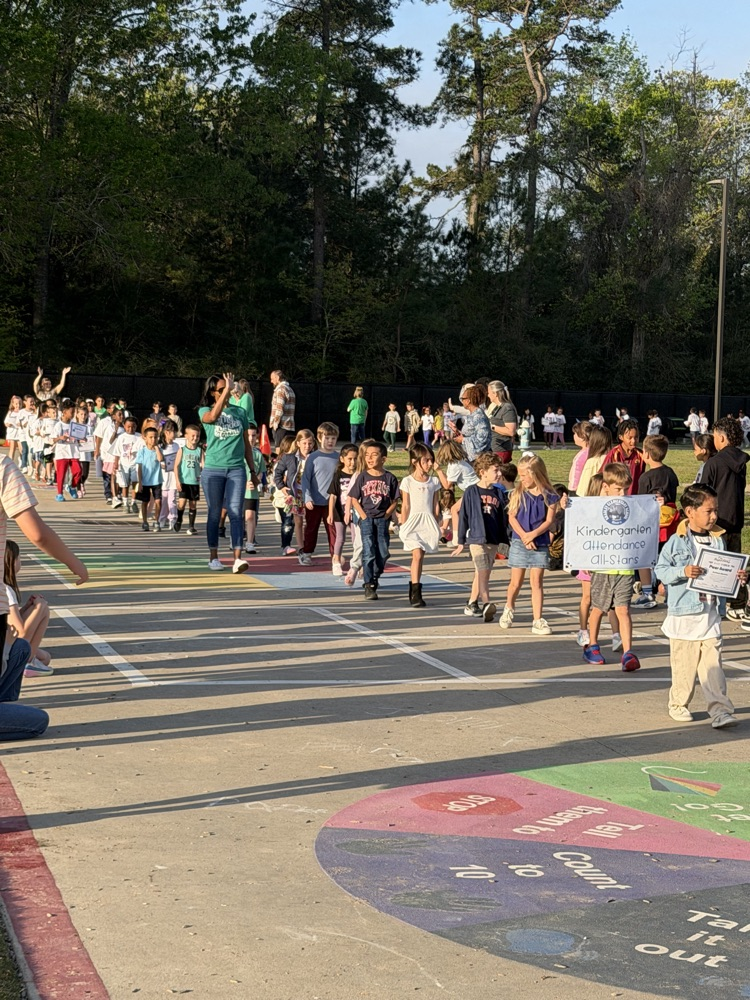 Kindergarten class attendance winner- Mrs. McGee’s class