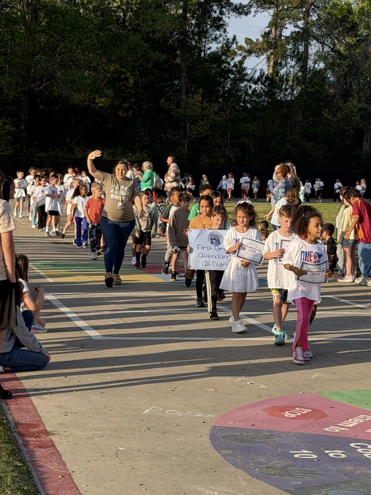 1st grade class attendance winner- Mrs. Luker’s class