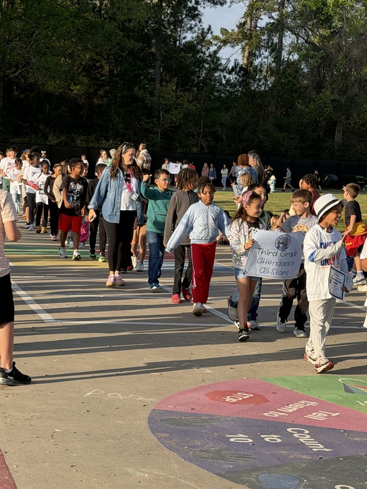 3rd grade class attendance winner- Mrs. Chamberlain’s class