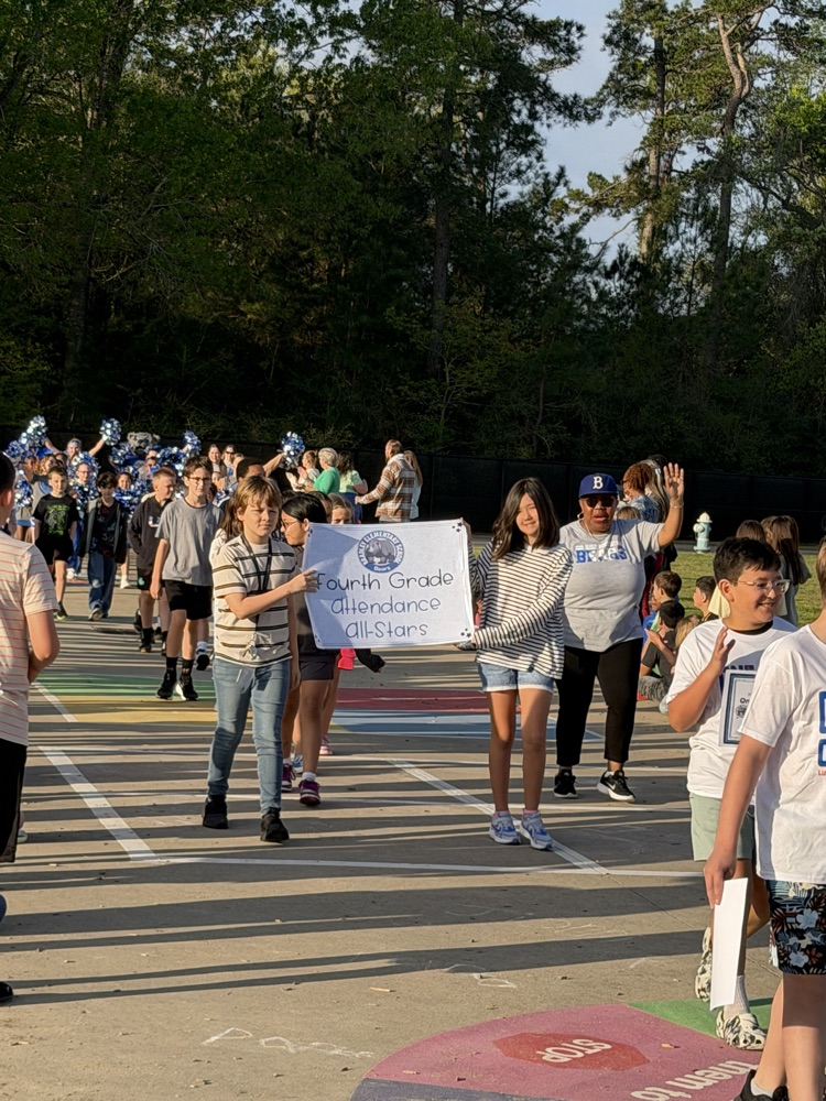 4th grade class attendance winner- Ms. McCoy’s class