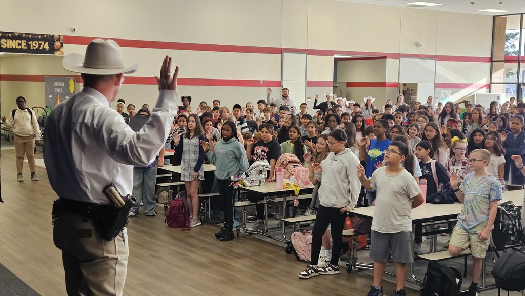 Sheriff Wesley Doolittle, Montgomery County Sheriff's Office swears in students as junior detectives