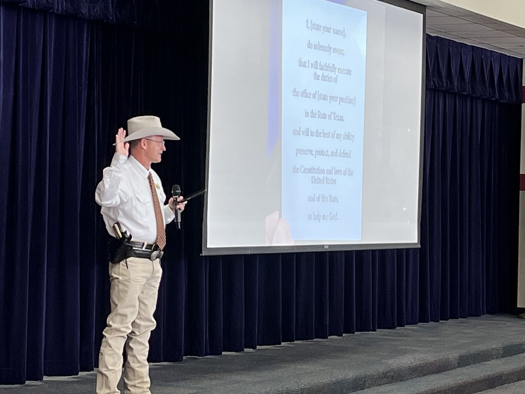 Sheriff Wesley Doolittle, Montgomery County Sheriff's Office swears in students as junior detectives