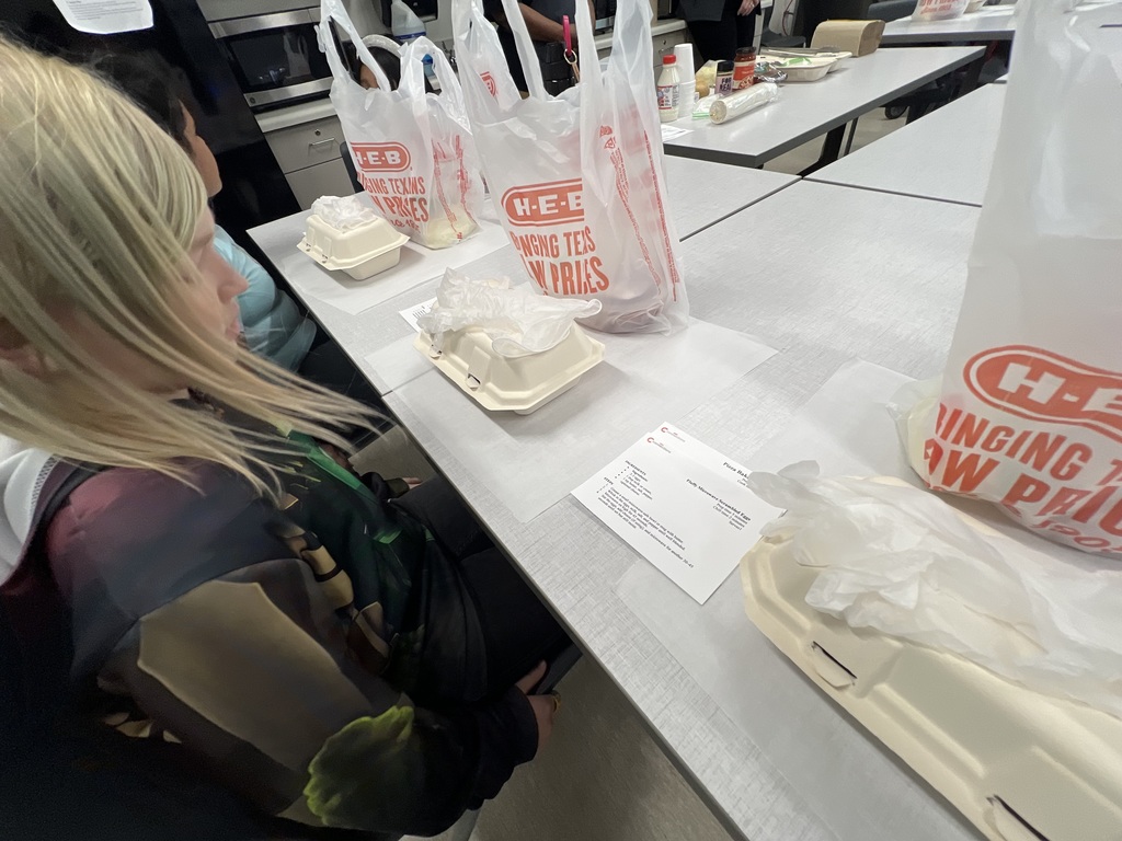 Cooking group with H-E-B chefs