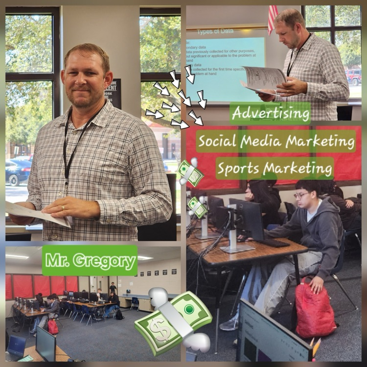 Mr. Gregory’s sports marketing class