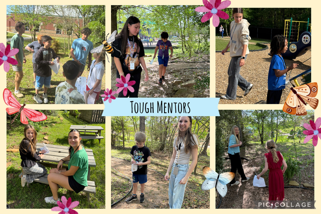 TWHS Tough Mentors and their buddies had a wonderful time exploring Tough Elementary’s outdoor habitat searching for clovers, spider webs, butterflies and more!  It was a perfect day for a scavenger hunt and meaningful time together. Thank you, Tough Elementary, for this partnership!