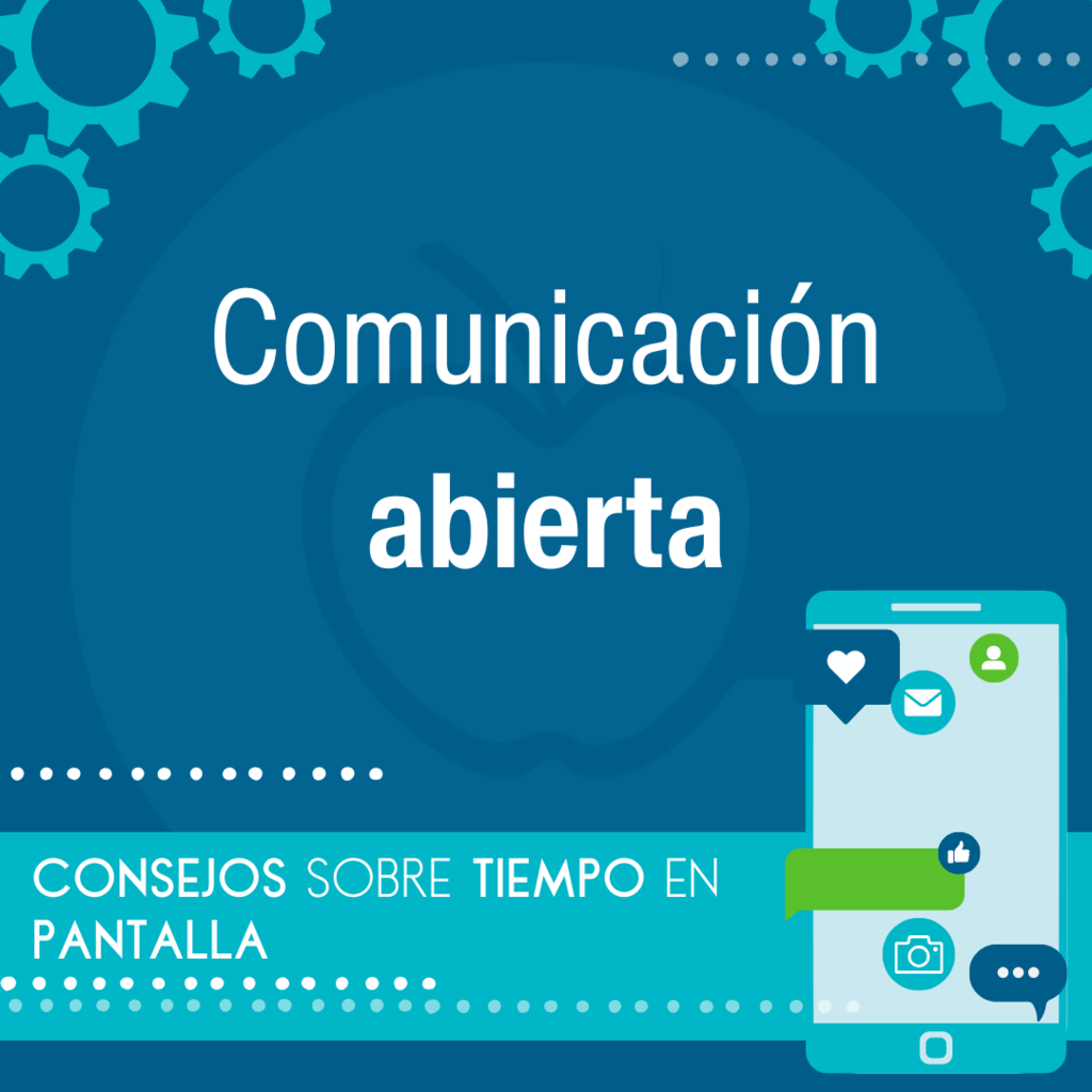 Mantenga un diálogo abierto y sin prejuicios sobre las experiencias e inquietudes en línea de su hijo adolescente.