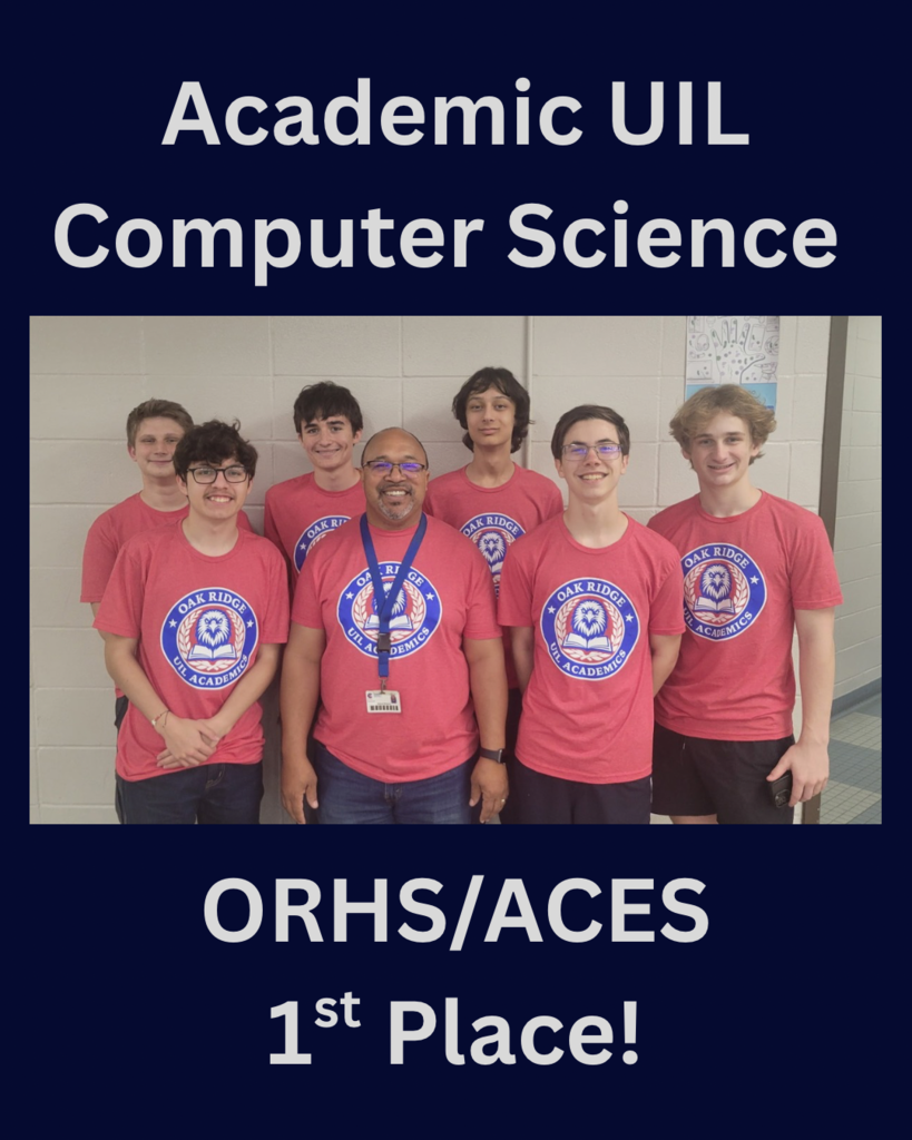 ORHS / ACES UIL Computer Science Team