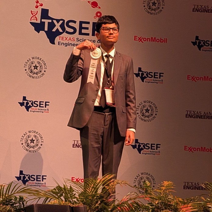 Ansh G: 3rd in Mathematics