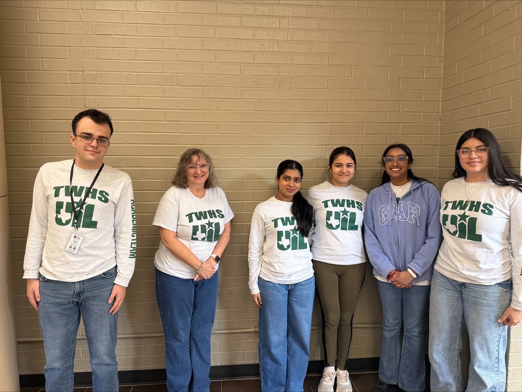 This weekend TWHS UIL academics teams competed in District UIL competition.  🎉 Shout out to our UIL academics Regional Qualifiers who advanced to Waco🎉  Madi Kern- 3 x Qualified in Social Studies, Ready Writing and Literary  Criticism  Charolotte Steffen-Literary Criticism Martin Izquierdo- Lincoln/Douglas Debate Meena Shanmugam-Accounting Ian Burke-Copy Editing Vallen Tran-Prose  Accounting Team Advances: Meena Shanmugamam, Ashlyn Ajesh, Alan Besuegli, Akshara Tiwari Literary Criticism advances: Madi Kern, Charolotte Steffen, Hadley Tuescher, Nina Mae Gualberto Science Team Advances on Wildcard Entry- Felix Walker Hayslip,  Kyle Hedengren, Lyle Frazier, Chen Zhechao