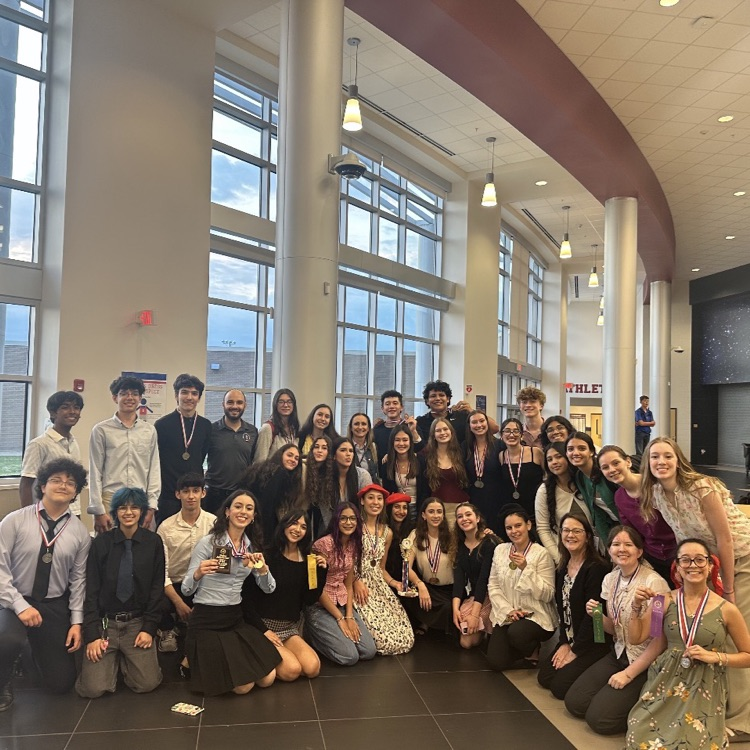  TWHS French students competed at the Texas French Symposium at Clear Lake High School this weekend and earned 2nd place overall. We are so proud of their hard work and dedication!
