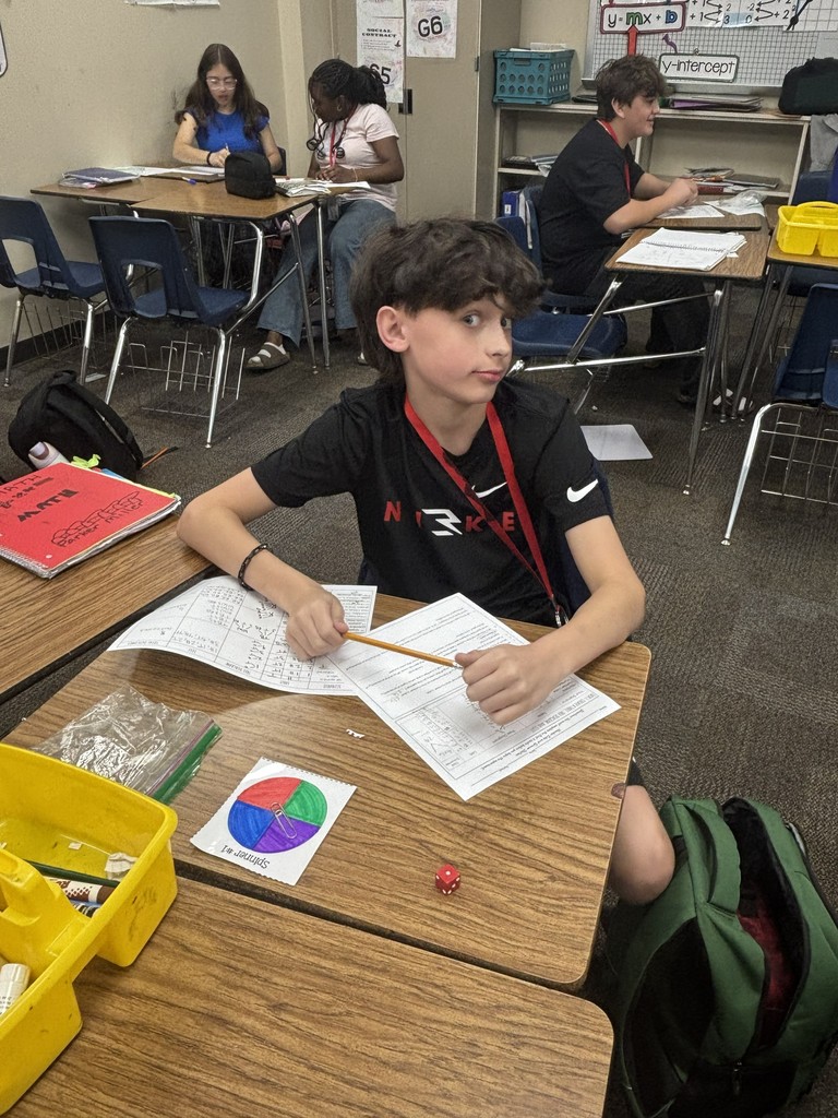 Ms. Speer's 7th Math Class!