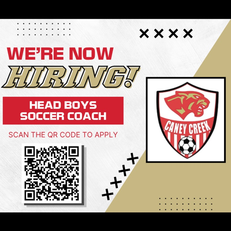 now hiring boys soccer coach. 
