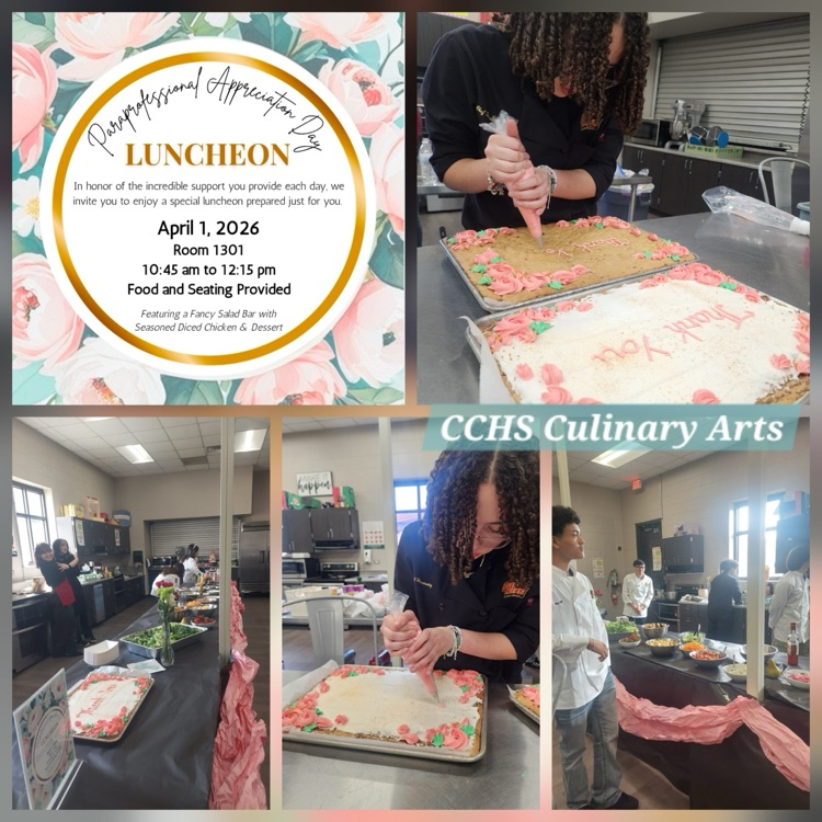 Culinary Arts paraprofessional luncheon