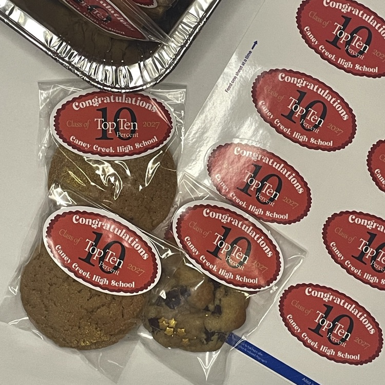 graphic design students create cookie labels