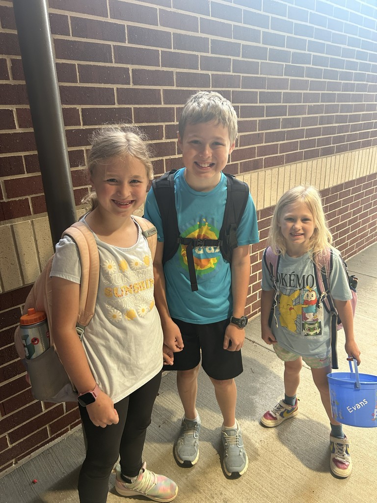 Family wearing blue for Autism Awareness